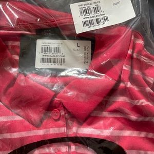 OAKLEY Enjoy Striped Golf Polo SS - NWT